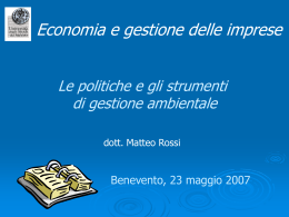 Lezione n&deg; 6