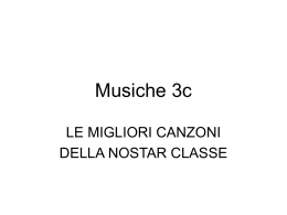 Musiche 3c