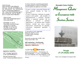management, qualit&agrave;