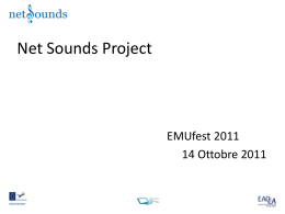 Diapositiva 1 - the Netsounds Project