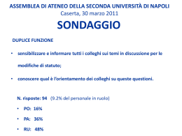 Sondaggio N. 3
