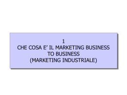 marketing industriale