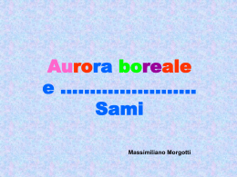 Aurora boreale e ………………….. Sami