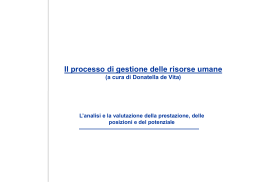 La valutazione delle posizioni