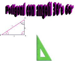 presentazione sui poligoni con gli angoli di 30° 45° e 60°