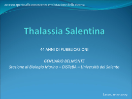 slides - Università del Salento