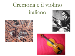 Cremona e il violino italiano