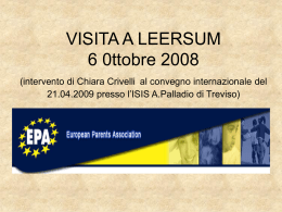 VISITA A LEERSUM EPA European Parents Association