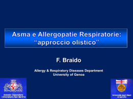 Asma e Allergopatie Respiratorie: "approccio olistico"