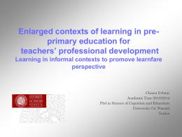 The european framework of Pre-school education-1