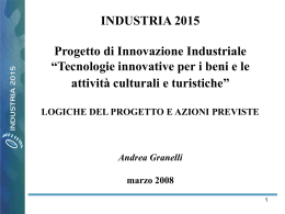 IND 2015 presentazione GRANELLI