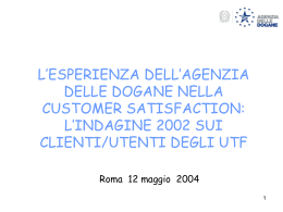 Slides dell`intervento