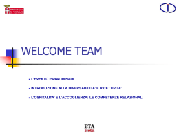L`evento Paralimpiadi, introduzione alla