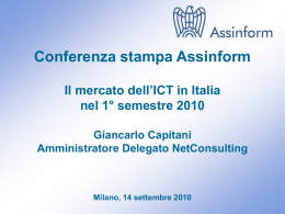 Il mercato dell`ICT in Italia