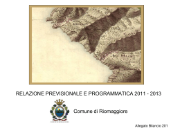 Relazione previsionale e programmatica 2011