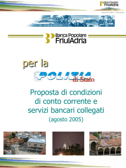 Convenzione Polizia formato Power Point