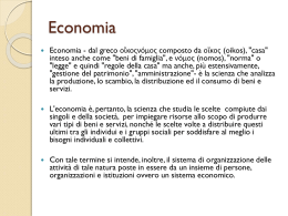 Presentazione economia