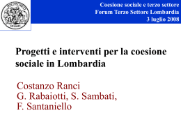 Presentazione di PowerPoint - Forum Terzo Settore Lombardia