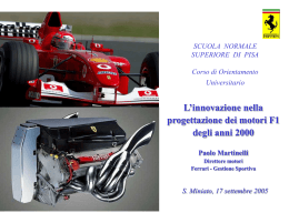 La progettazione - Scuola Normale Superiore