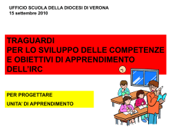 competenza - Diocesi di Verona