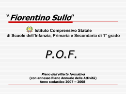 Visite e Viaggi di istruzione - Istituto Comprensivo "F. Sullo"