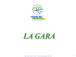 LA GARA - PrimaDaNoi.it