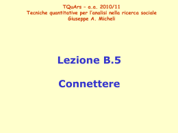 TQA.B05.Connettere - Dipartimento di Sociologia