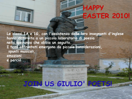 Diapositiva 1 - Liceo Giulio Cesare