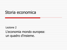 Slide 3 - Dipartimento di Economia