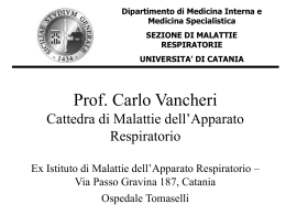 Meccanismi di difesa dell`apparato resipratorio