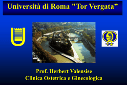 Università degli studi di Roma “Tor Vergata” Cattedra di Medicina