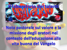 Il laboratorio dei talenti - convegno regionale