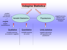 Indagine Statistica