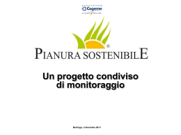 Presentazione Prof. Tira (il monitoraggio)