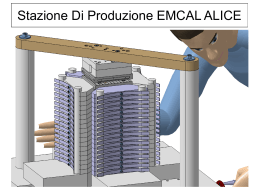 Stazione di produzione per i rivelatori di Alice