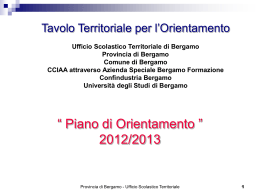 Scarica le slides dell`orientamento Istruzione