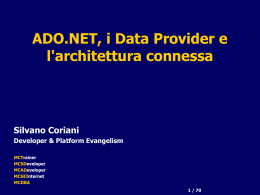 ADO.NET, i Data Provider e l`architettura connessa