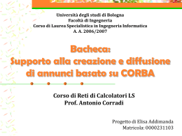 presentazione - LIA - Università degli Studi di Bologna