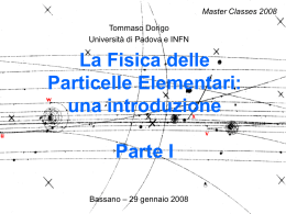 La Fisica delle Particelle Elementari: una introduzione