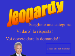 Roma - Jeopardy