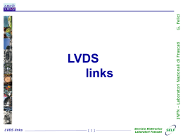 LVDS links