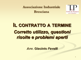 LIMITI QUANTITATIVI - Associazione Industriale Bresciana