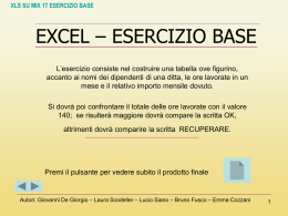 xls su mix 1t esercizio base