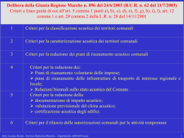 Delibera della Giunta Regione Marche n. 896 del 24/6/2003