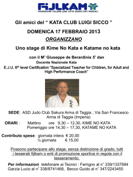 Diapositiva 1 - Accademia Kodokan Judo