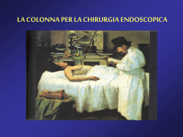 LA COLONNA PER LA CHIRURGIA ENDOSCOPICA