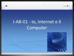 I-AB-01 - IO, INTERNET E IL COMPUTER