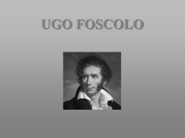 UGO FOSCOLO - Giocoscuola
