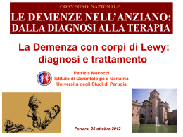 La Demenza con corpi di Lewy: diagnosi e trattamento