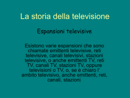 La storia della televisione